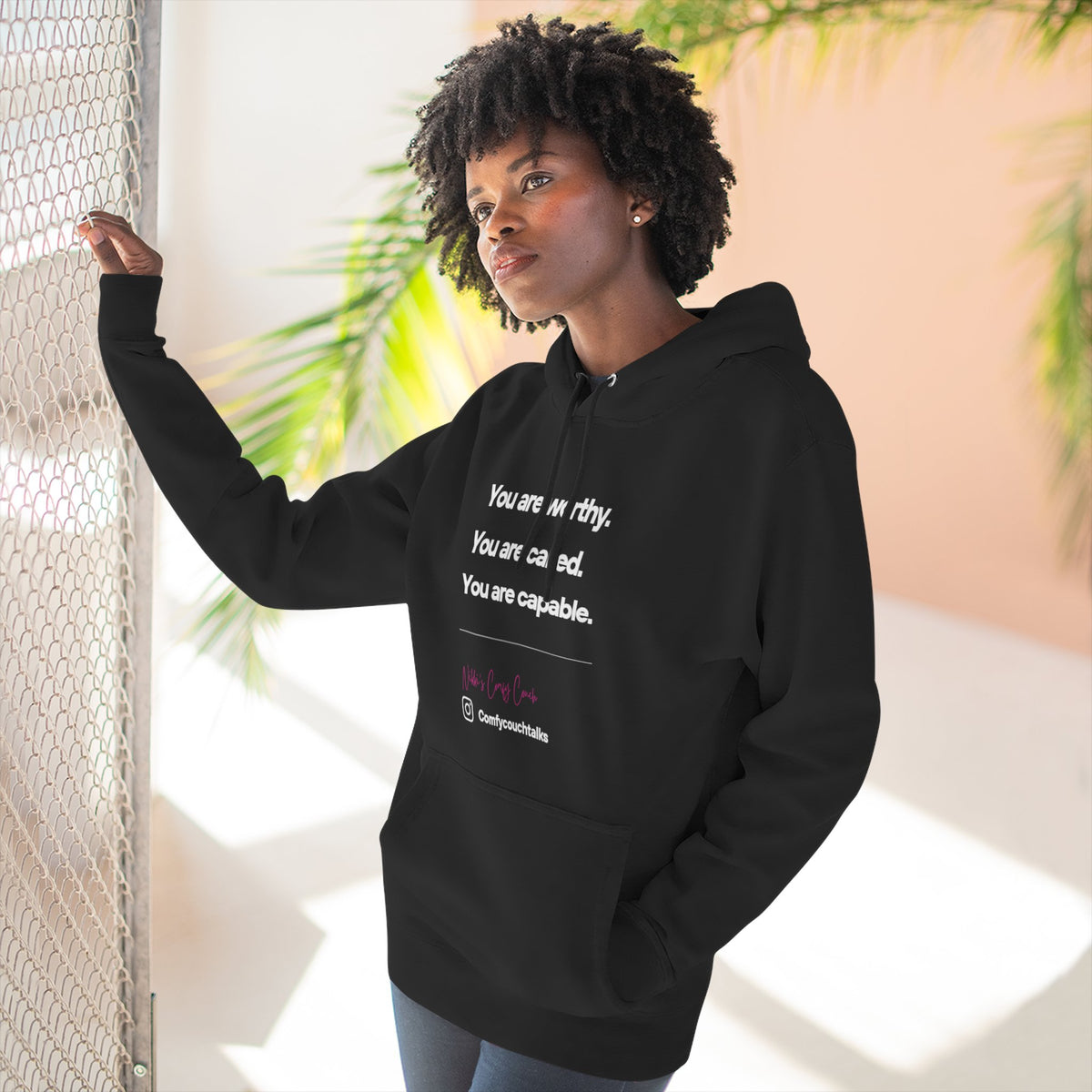Worthy, Called, and Capable Black Fleece Hoodie