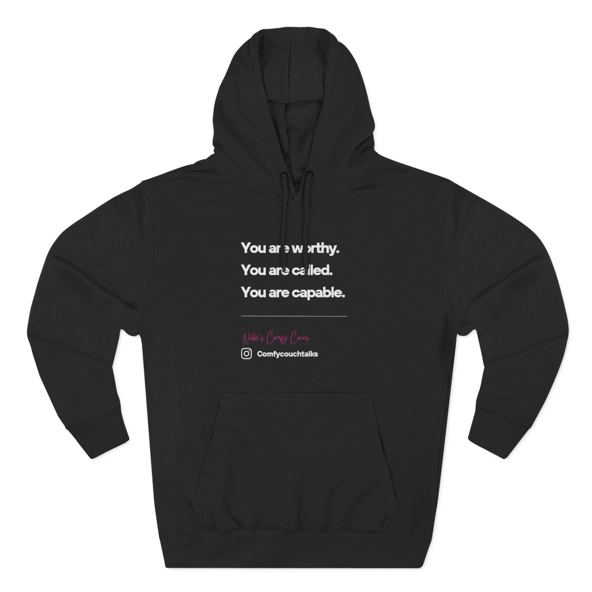 Worthy, Called, and Capable Black Fleece Hoodie