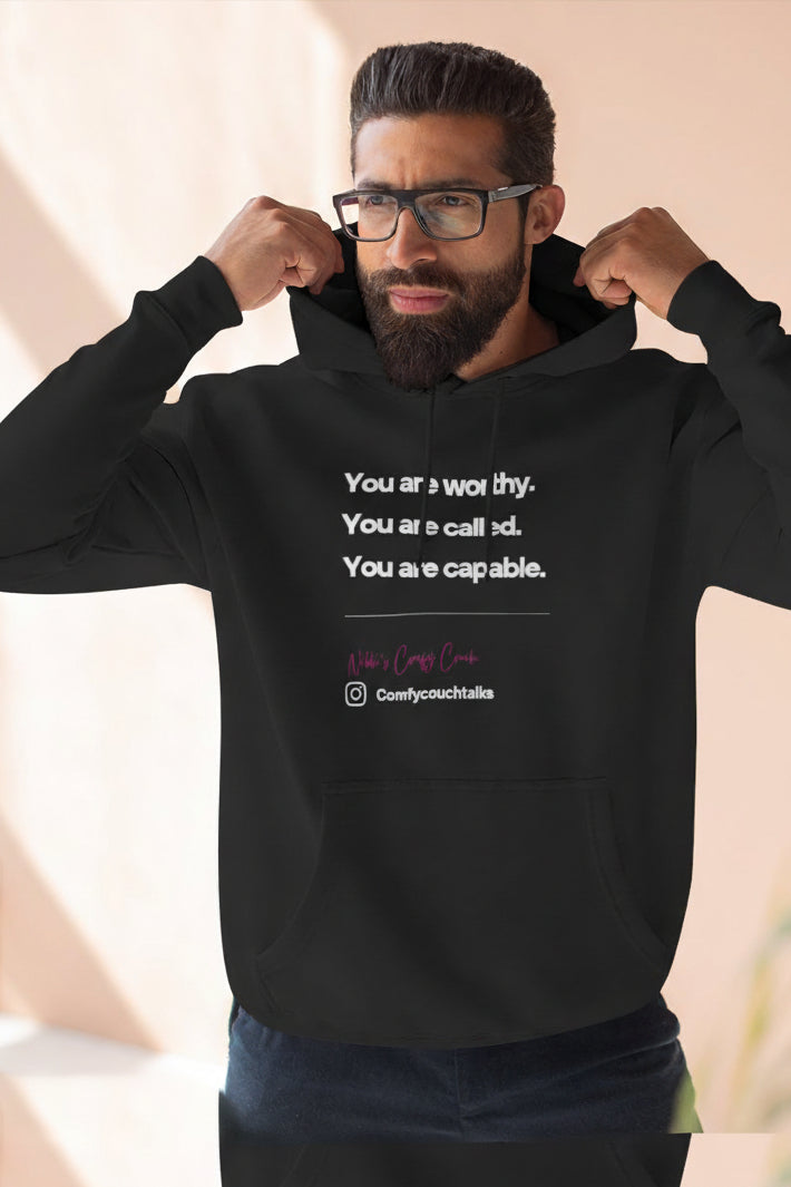 Worthy, Called, and Capable Black Fleece Hoodie